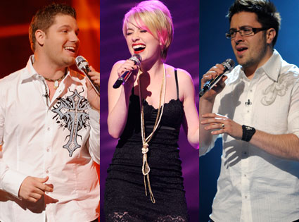 Michael Sarver, Alexis Grace, Danny Gokey, American Idol Season 8 Michael Sarver, Alexis Grace, Danny Gokey, American Idol Season 8
